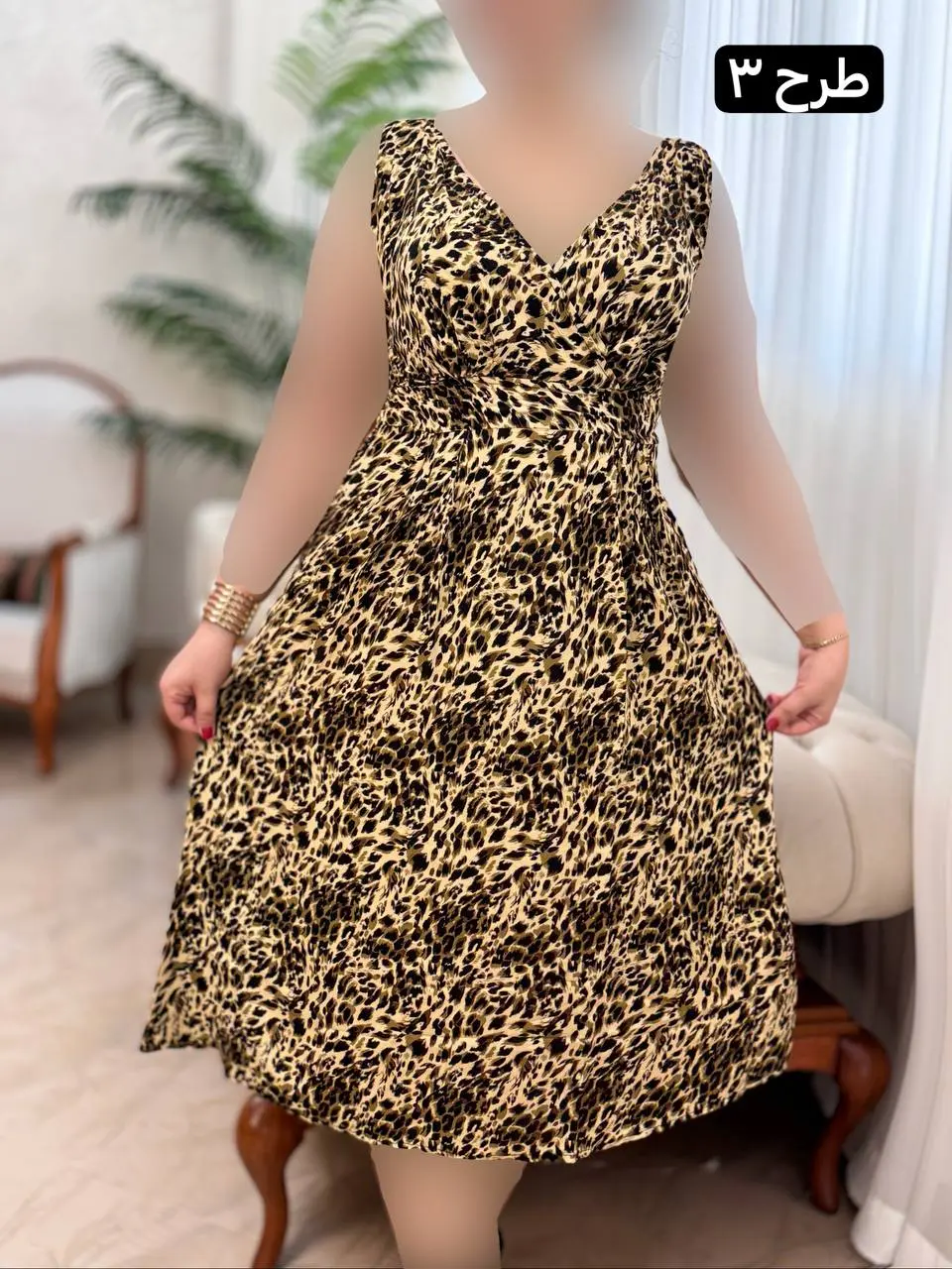 پیراهن نخی رستاک 3174